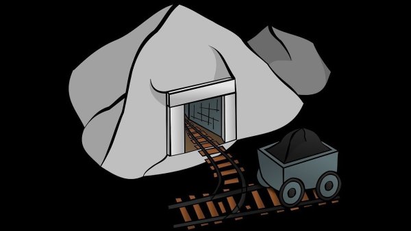 Шахта нарисованная