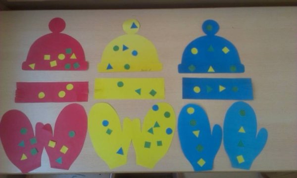 Аппликация на тему одежда в младшей группе