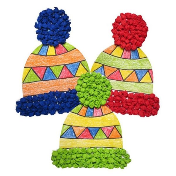 Шапка аппликация для детей