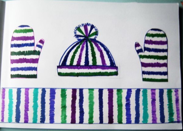 Рисование на тему одежда