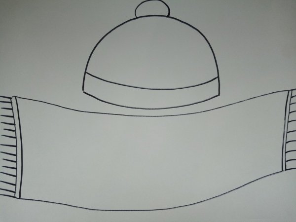 Шапка трафарет