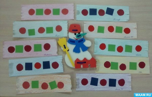 Занятие по аппликации украсим шарфик для детей