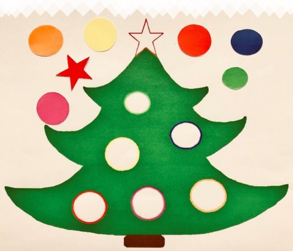 Дидактическая игра Укрась елку