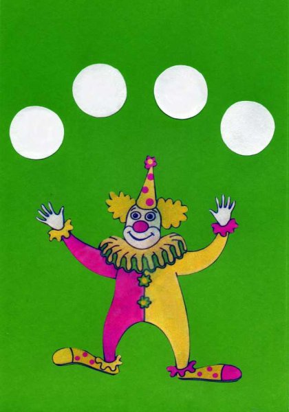 Аппликация на тему цирк