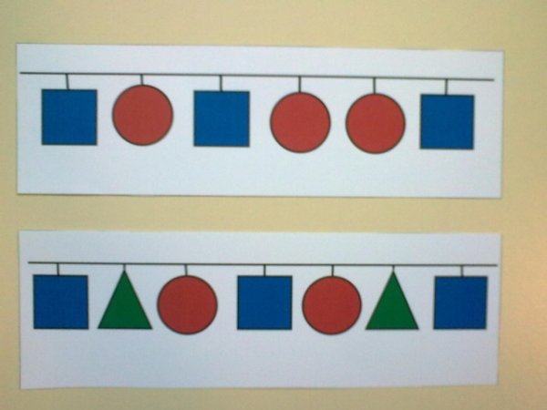 Карточки с геометрическими фигурами