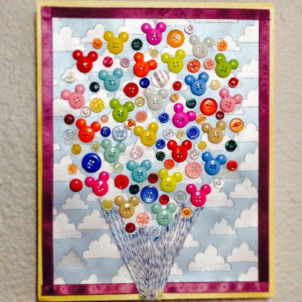 Картины из пуговиц