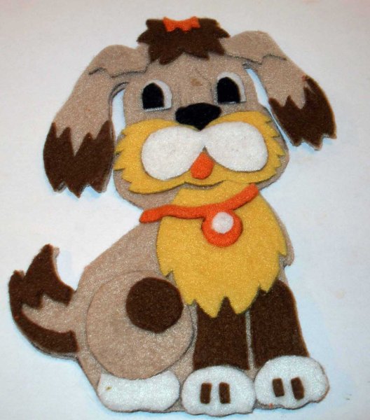 Поделка собачка