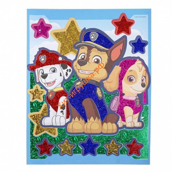 Аппликации на ткани Щенячий патруль