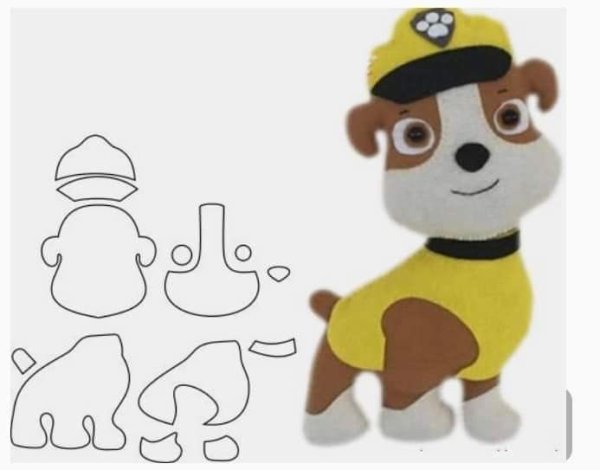 Крепыш Щенячий патруль выкройка