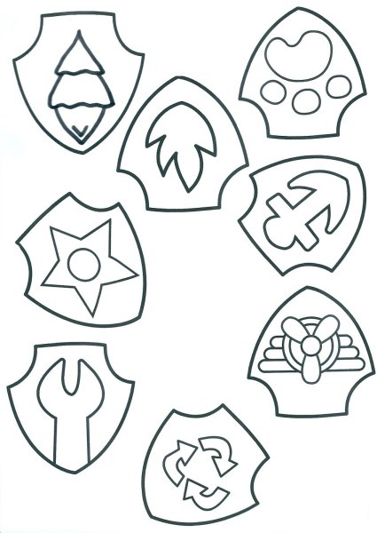 Выкройка Щенячий патруль