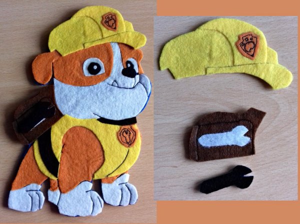 Щенячий патруль из фетра
