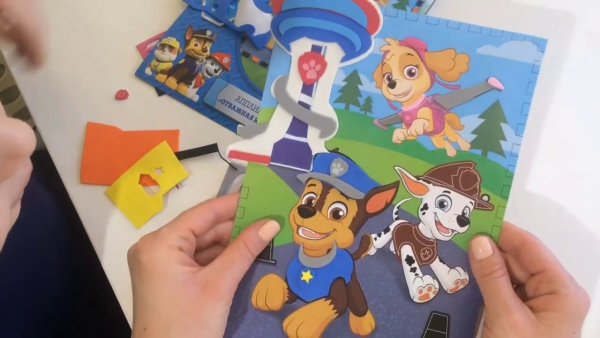 Щенячий патруль аппликация для детей