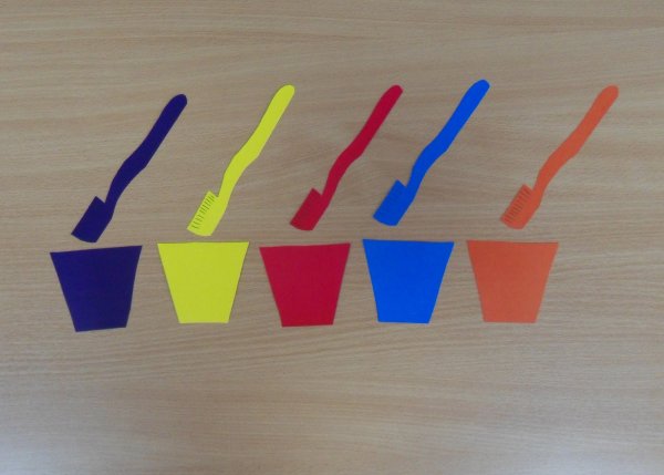 Аппликация на тему гигиена