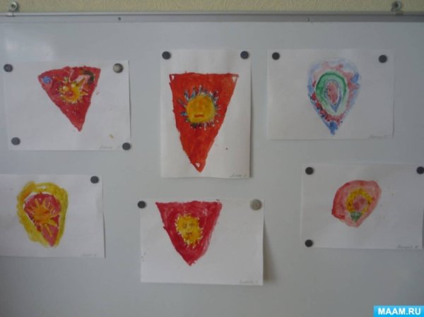 Аппликация в старшей группе щит