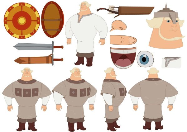 Три богатыря Добрыня Никитич в полный рост