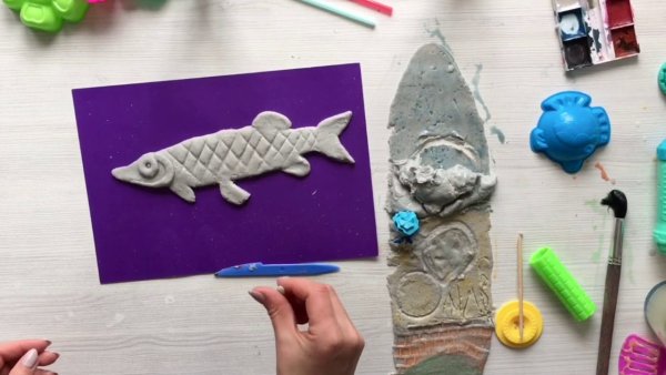 Поделка щука