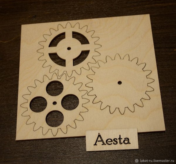 Трафарет "шестеренки"