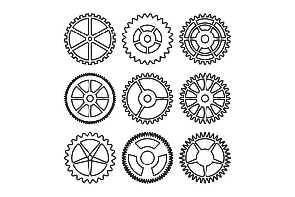 Шестеренки для печати