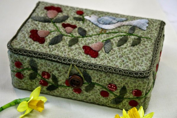 Шкатулка пэчворк