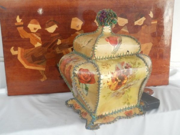 Самодельные шкатулки из открыток