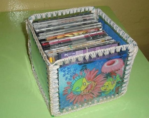 Коробочки из открыток