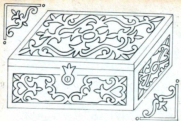 Шкатулка с рисунком