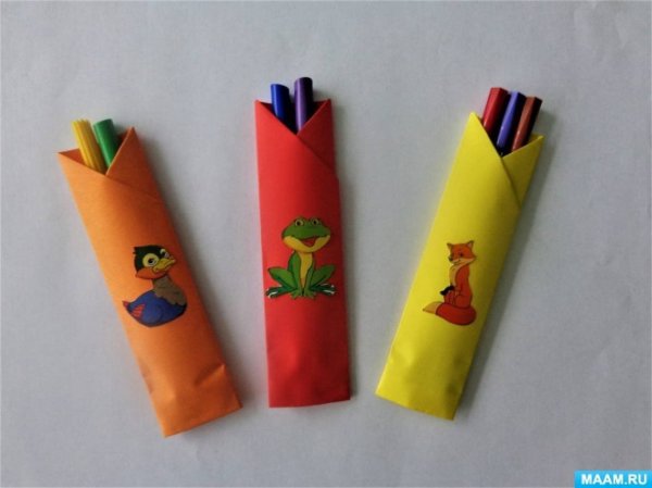 Пенал из бумаги