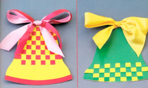 Школьный колокольчик аппликац