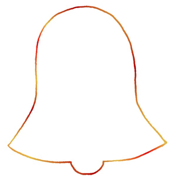 Колокольчик для вырезания