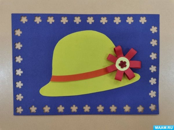 Поделка шляпка для мамы