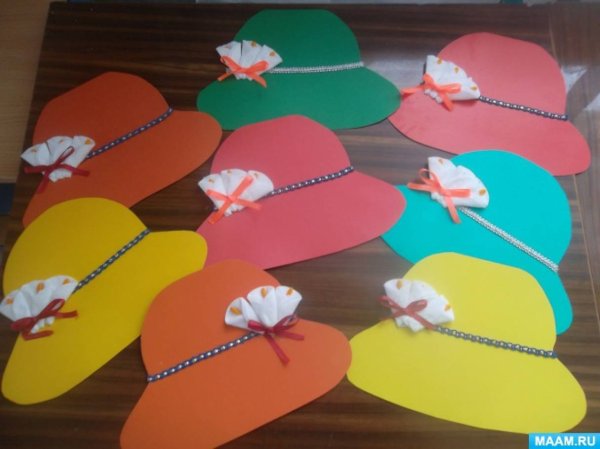 Поделка шляпка для мамы