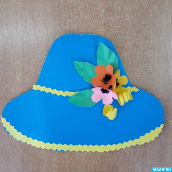 Поделка шляпка для мамы