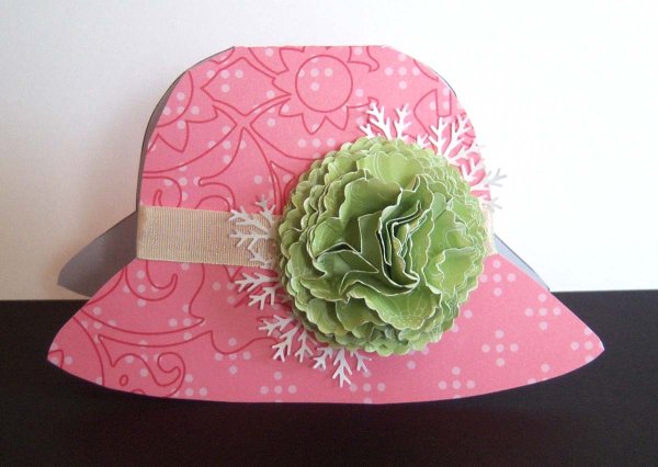 Шляпка из бумаги