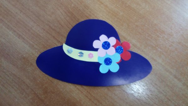 Поделка шляпка для мамы