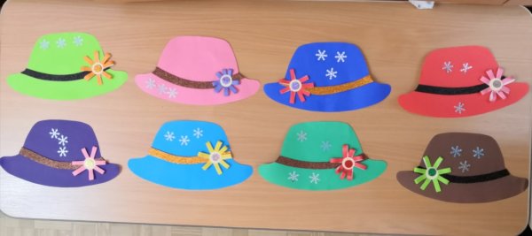 Аппликация на тему головные уборы