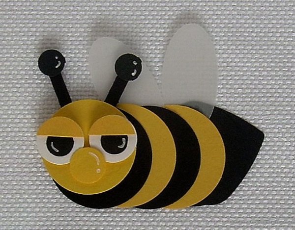 Поделка пчела из бумаги