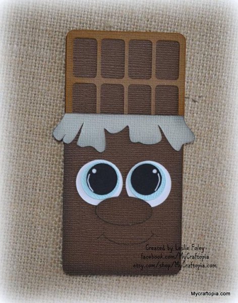 Аппликация шоколад