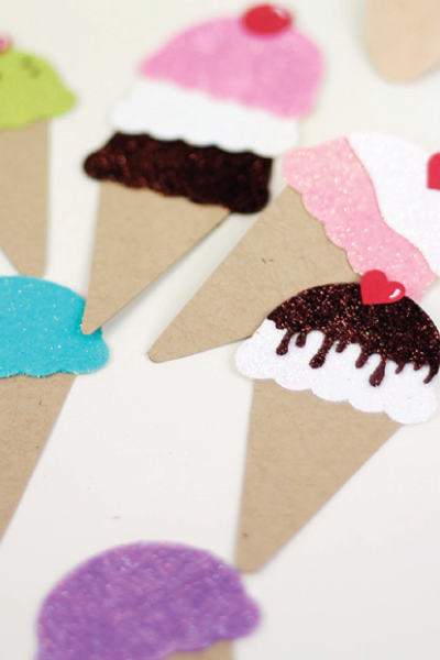 Аппликация мороженое