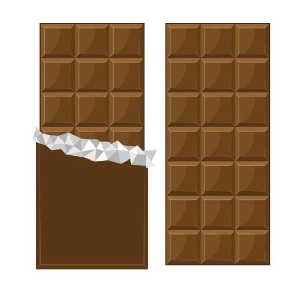 Плиточные шоколад векторные