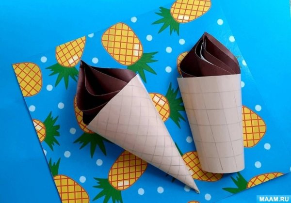 Аппликация мороженое