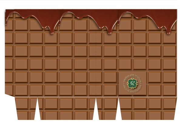 Коробка для шоколадной плитки