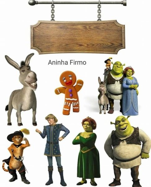 Стикеры для печати Шрек