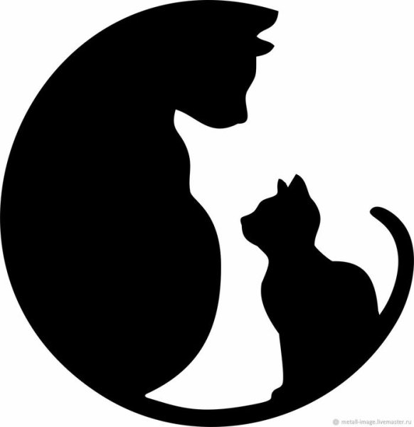 Трафарет кошки