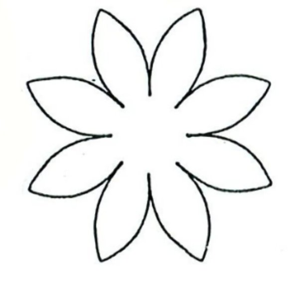 Трафарет "цветы"