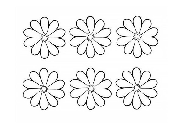 Цветы для вырезания