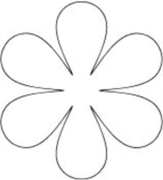 Цветы шаблоны для вырезания