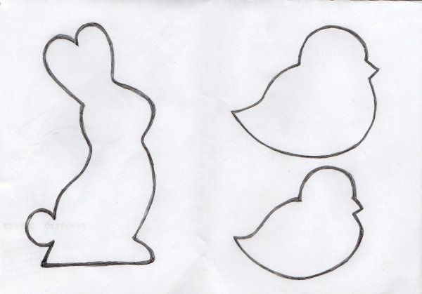 Цыпленок шаблон для аппликации