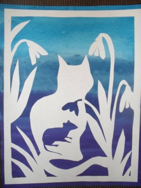 Силуэтное вырезание в детском саду