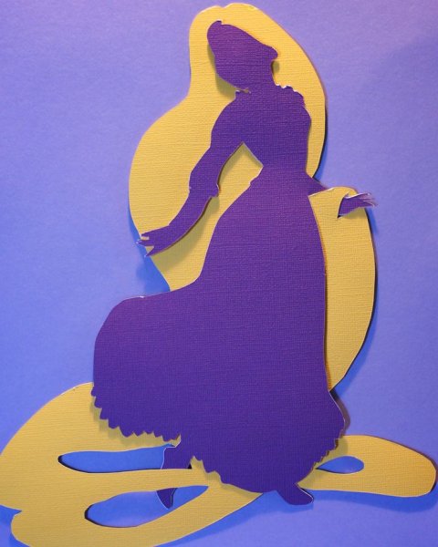 Силуэтная аппликация для детей