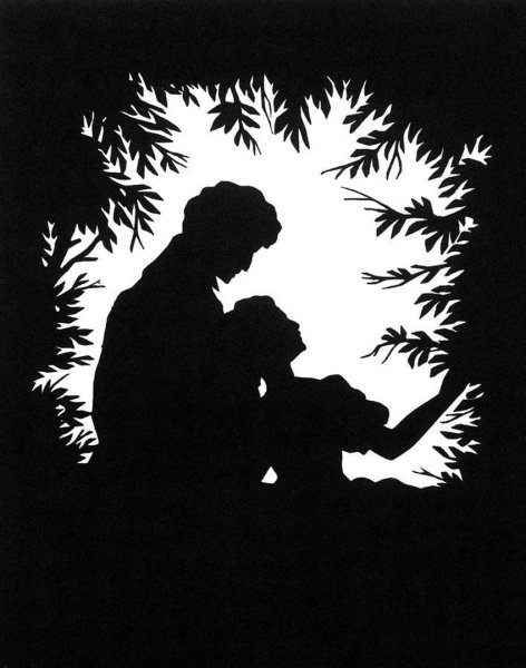 Силуэтная аппликация